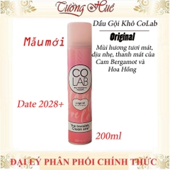 Dầu Gội Khô CoLab Dry Shampoo Nhiều Mùi Hương - 200ml (Có Lựa Chọn)