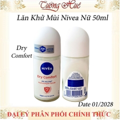 Lăn Khử Mùi Nivea Hàng Ngoại Đủ Loại - 50ml (Có lựa chọn)