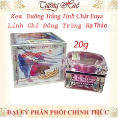 Kem Dưỡng Trắng ENYA Tinh Chất Linh Chi & Đông Trùng Hạ Thảo - 20g - Tím.