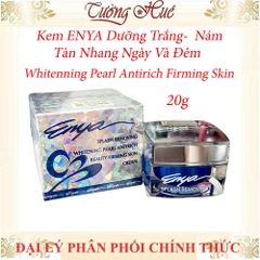 Kem ENYA Dưỡng Trắng Mờ Nám Whitenning Pearl Antirich Firming Skin Cream - 20g (Enya Nám Xanh)