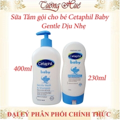 Sữa Tắm gội cho bé Cetaphil Gentle Dịu Nhẹ 230ml/400ml