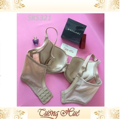 Áo lót nữ Darlin SKS 321 Có Gọng Mút Mỏng Ren Lưng Bảng To.