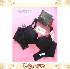 Áo lót nữ Darlin SKS 321 Có Gọng Mút Mỏng Ren Lưng Bảng To.