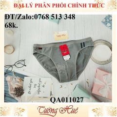 Quần lót nam Rock QA 011027 thun co giản phối sọc bên hông CỠ LỚN.
