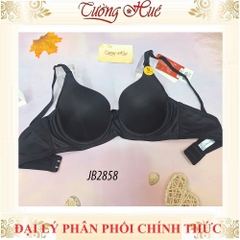 Áo Lót Nữ Thái Lan Jintana JB2858 Có Gọng Trơn Mút Mỏng 2 Móc Cài.