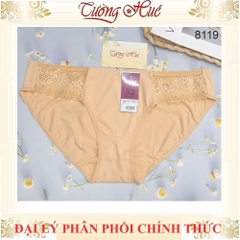 Quần lót nữ annie QE 8119 thun lạnh phối ren ( Form lớn lùi 1 size