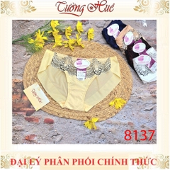 Quần lót nữ annie 8137 quần lót phối ren lưng vừa.