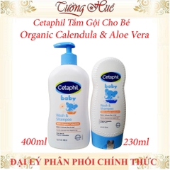 Cetaphil Tắm gội cho bé Organic Calendula & Hoa Cúc 230ml/400ml