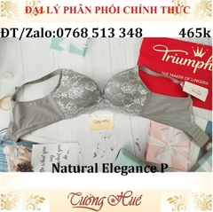 Áo lót nữ Triumph Natural Elegance P ren thêu hoa, không gọng mút mỏng.