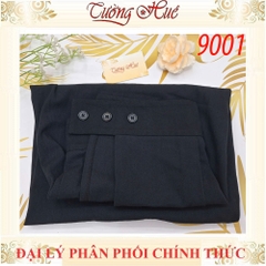 Váy chống nắng annie cotton màu đen thời trang form rộng dễ mặc siêu bền