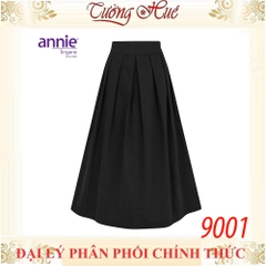 Váy chống nắng annie cotton màu đen thời trang form rộng dễ mặc siêu bền