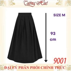 Váy chống nắng annie cotton màu đen thời trang form rộng dễ mặc siêu bền