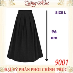 Váy chống nắng annie cotton màu đen thời trang form rộng dễ mặc siêu bền