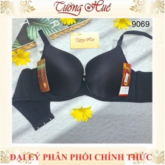 Áo Lót Nữ Aseity 9069 Trơn Cúp 3/4 Quả Ngực Lớn Có Gọng Mút 2 cm Dây Bản Liền Bản Lưng To 3 Móc cài