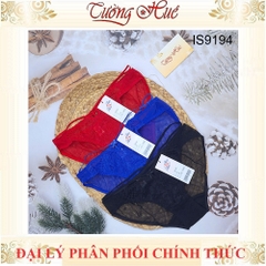 Quần Lót Nữ Bon Bon IS9194 Dây Đan Chéo Họa Tiết Ren Phối Lưới (Form Quần Nhỏ, Khách nên tăng 1 Size)