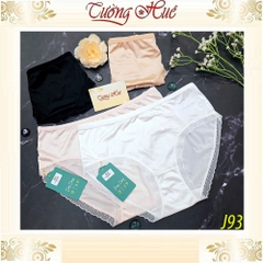 Quần lót nữ Ding Dang J93 lụa lạnh mát viền phối ren mềm