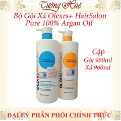 Bộ Gội Xả Olexrs+ HairSalon Pure 100% Argan Oil ( Có Lựa Chọn )