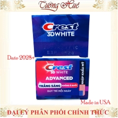 Kem Đánh Răng Crest 3D White Advanced - 93g (Có Lựa Chọn)