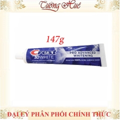 Kem Đánh Răng Crest 3D White Pro Advanced Whitening - 147g