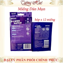 Miếng Dán Mụn Benzac Power Patch Giảm Mụn Nhanh - Hộp x12 miếng