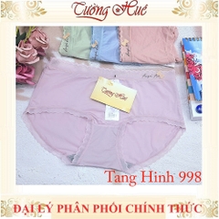 Quần Lót Nữ 998 Freesize Cạp Vừa Tàng Hình Co Dãn Thun Viền Mỏng Nhẹ Mềm Mịn Thoáng Mát Màu Sắc Ngẫu Nhiên