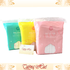 Bông Tẩy Trang 220 Miếng MAJIYAHE Make Up Cotton - MÀU NGẪU NHIÊN.