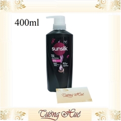 Dầu Gội Dưỡng Tóc Đen Óng Ả Sunsilk Thái Black Shine Shampoo - 400ml ( Đen )