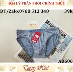 Quần lót nam Armand AR606 trơn thun lạnh lưng bảng to.