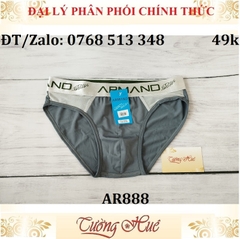 Quần lót nam Armand AR888 thun lạnh lưng bảng to, phối lưới.