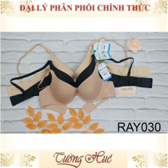 Áo Ngực Nữ relax RAY030 Trơn Mút Mỏng Có Gọng