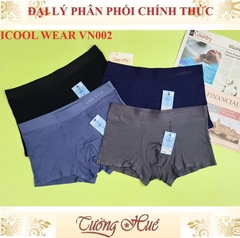 Quần Lót Nam Boxer ICOOL WEAR VN002 Lưng Bảng Vừa Mềm Mịn Co Giãn Tốt Thấm Hút Và Kháng Khuẩn Tốt