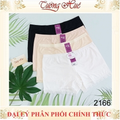 Quần Đùi Mặc Váy annie 2166 Ngắn Thun Lạnh Viền Phối Ren.