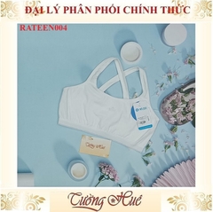 Áo Lá Nữ Sinh relax RATEEN004 Trơn Không Mút Lưng Dây Đan Chéo