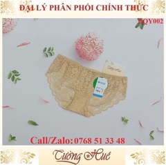 Quần Lót Nữ relax RQY002 Ren Sexy Mềm Mại Lưng Vừa Tôn Dáng