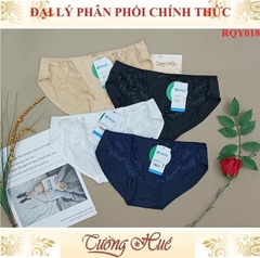 Quần Lót Nữ relax RQY018 Cotton Phối Ren Lưng Vừa Mềm Mịn Gợi Cảm