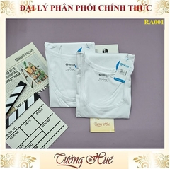 Áo Thun Ba Lỗ Nam relax RA001 Trơn Màu Trắng Form Body Suông