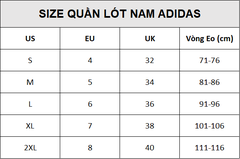 Quần Lót Nam Cotton Adidas 4A1M55 Mềm Mịn Thấm Hút (Form Quần lớn, khách nên lùi 2 size)