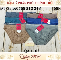 Quần lót nam Rock QA 1102 Quần lót nam tam giác thun lạnh trơn.