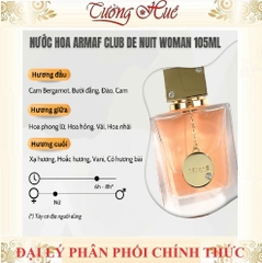 Nước Hoa Nữ Armaf Club De Nuit Woman Eau De Parfum - 105ml