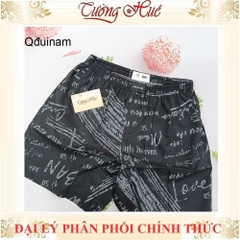 Quần Nam MEN IN BED Quần đùi Quần ngủ Quần lót đùi (có túi) Họa Tiết NN.