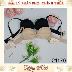 Áo lót nữ Corèle V. Có Gọng Mút Vừa 2cm Nâng Ngực Phối Ren Lưới 21170.