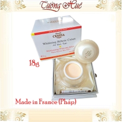 Kem dưỡng trắng, giữ ẩm Cessna Whitening Hebetic Cream All Skin Type - Trắng - 18g