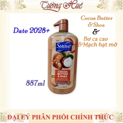Sữa Tắm Suave Essentials 887ml 10X Moisturizers Lưu Hương Bền Lâu