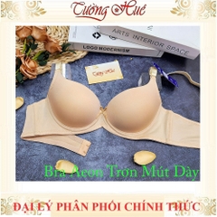 Áo Lót Nữ Bra Aeon Trơn Có Gọng Mút Dày 4 cm Bản Lưng Vừa 2 Móc cài