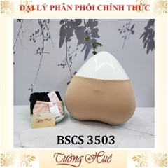 Quần Lót Nữ Bon Bon BSCS 3503 Lưng Vừa Họa Tiết Trơn Phối Lưới.