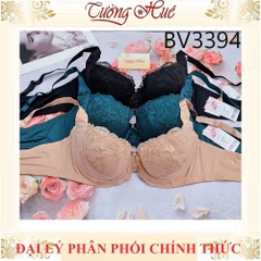 Áo lót nữ Bon Bon BV3394 Có Gọng Phối Ren Mút Mỏng.