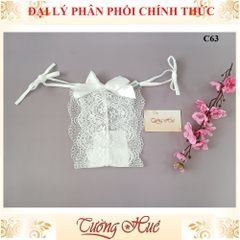 Quần lót nữ C63 ren nơ cột dây hai bên MÀU NGẪU NHIÊN.