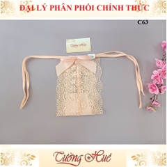 Quần lót nữ C63 ren nơ cột dây hai bên MÀU NGẪU NHIÊN.