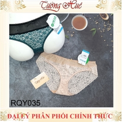 Quần lót nữ Relax RQY035 Phối Ren Không Viền May Lưng Vừa.