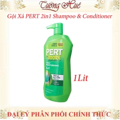 Gội Xả PERT Plus ODORX 2in1 Daily Moisturzing 1Lit